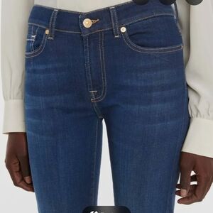 7 For All Mankind Dark Blue Skinny Jeans